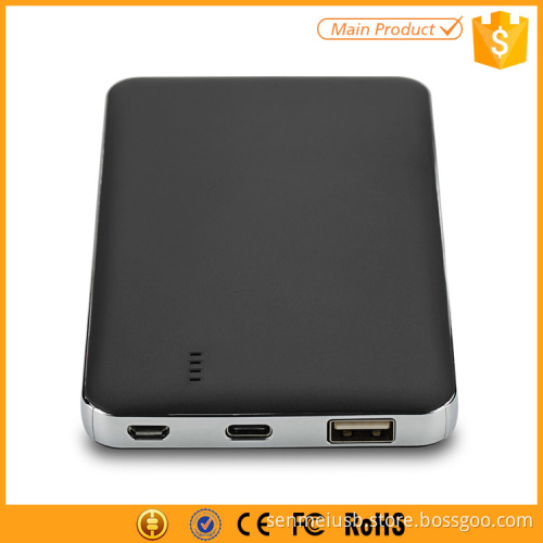 type c quick charge 2.0 power bank 8000mah with custom logo